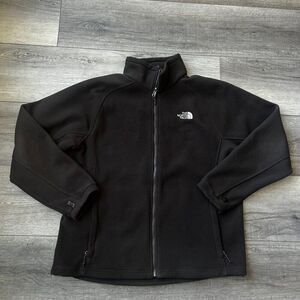 The North Face Mens Full Zip Fleece Jacket Black XLARGE Warm Vacation Cozy
